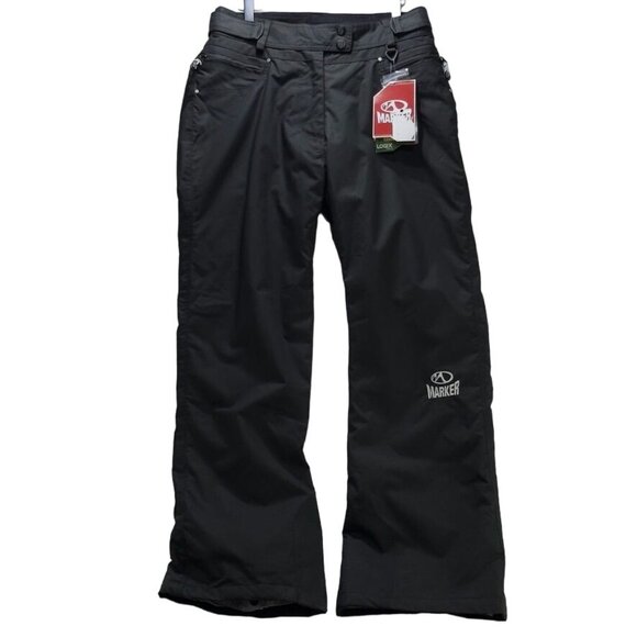 Marker LOGIX SERIES Ski Snow Pants Black Mid Rise Seam Sealed Insulated Womens 1 - Picture 3 of 11